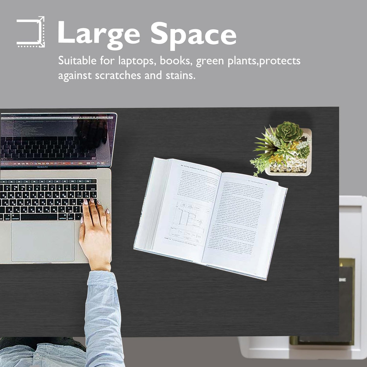 BestOffice 32 Inch Computer Desk,Home Office Desk, Modern Simple Style for Home Office Study Writing,Black BestOffice