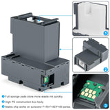 C13S210125 Ink Maintenance Box (S210125/SC23MB), Waste Ink Tank Replacement Compatible for EPSON Surecolor SC-F170 F100 F150 Dye Sub Printers - 2 Packs Poschink