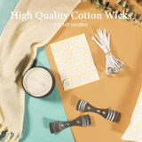 SAEUYVB Natural Soy Candle Wax and Soy Candle Wax for Candle Making - 2 lbs Soy Wax for Candle Making,Premium Soy Candle Wax.20 Candle Wicks, 20 Wick Stickers, and 2 Centering Devices SAEUYVB