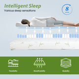 BestMassage 6 in Gel Memory Foam Mattress Mattresses for Cool Sleep & Pressure Relief,Medium Firm Mattresses CertiPUR-US Certified/Bed-in-a-Box,King BestMassage
