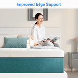 8 Inch Queen Size Cooling Memory Foam Mattress - Medium Firm Gel-Infused for Pressure Relief & Cool Sleep, Breathable Comfort in a Box (60''W x 80''L) Generic