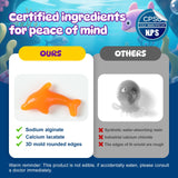 Magic Water Elf Toy Kit, Aqua Fairy Water Gel Kit for Kids with 20 Magic Gel & 10 Molds,Make Your Own Water Pets & Squishy Toys, Craft Kits for Kids Ages 8 9 10 Years Old TMOL