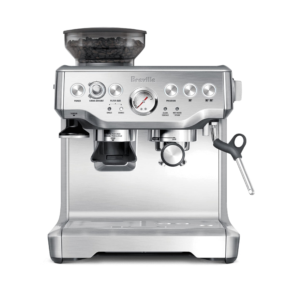 Breville BES870XL Espresso Machine, One Size, Brushed Stainless Steel Breville