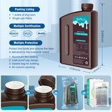SUNLU Water Washable Resin 2000g, Fast Curing 3D Printer Resin for LCD DLP SLA Resin 3D Printers, 395 to 405nm UV Curing 3D Printing Liquid Photopolymer Resin, Low Shrinkage High Precision, 2kg, Black SUNLU