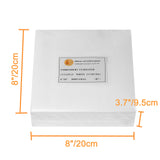 New brothread Cut Away Machine Embroidery Stabilizer Backing 8"x8" - 200 Precut Sheets - Medium Weight 2.5 Ounce - Fits 4x4 and 6x6 Hoops New brothread