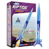 Estes 1403 Riptide Rocket Launch Set, Prebuilt Beginner Flying-Rocket-Model Set for Ages 10+, Includes Launch Pad System Estes