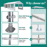 GARTOO 10' x 30' Canopy Party Tent & Carport - Heavy Duty Outdoor Wedding Gazebo with 4 Sand Bags, Event Shelter Canopy for Outdoor Event, Wedding, Birthday Party GARTOO