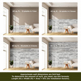 White Reclaimed Barnwood Planks Weathered Distressed Antique Tile Slat Boards for Paneling Wood Wall Wooden Backdrop Rustic Farmhouse Decor Backsplash DIY Crafts 47" Length (12, Width 5 inс) RFH