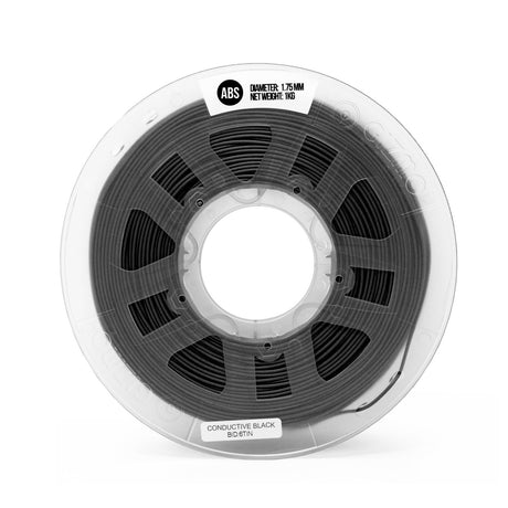 Gizmo Dorks 1.75mm ABS Filament 1kg / 2.2lb for 3D Printers, Conductive Black Gizmo Dorks