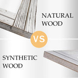 Emaison 16 X 12 Inch Rustic Wood Framed Wall Mirror with Hanging Rope for Farmhouse Decor, for Entryway, Bedroom, Bathroom, Dresser, Wash White EMAISON