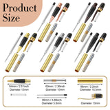 Colarr 20 Pack Woodturning Pen Kit Twist Ballpoint Pen Kit with Refill Copper for DIY Classroom Supplies Teacher Student Friends Gift Colarr