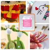 98 Color Embroidery Floss Cross Stitch Cotton Threads Bracelet String with Organizer Storage Cross Stitch Tools Embroidery Kit for Beginners Cross Stitch/Friendship Bracelets/Tassels/Crafts HDST-HOME