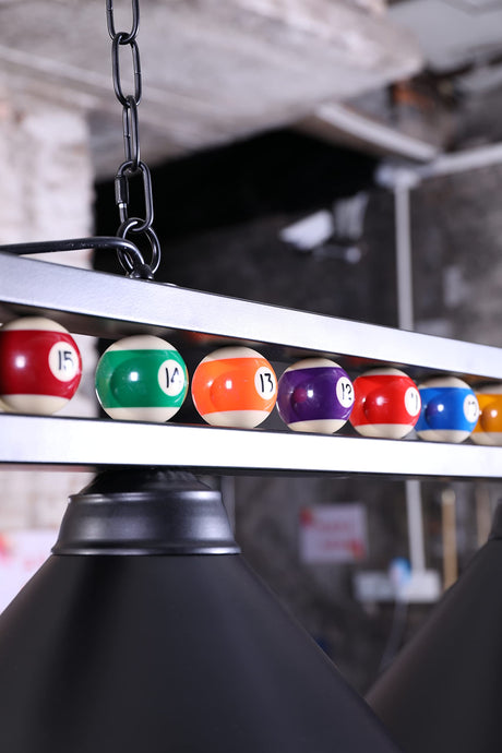 Wellmet 3 Light Billiard Pool Table Lights, 59" Pool Table Lighting for 7'-8' Table, Modern Kitchen Island Pendant Light with Matte Metal Shade, Billiard Light Fixture for Pool Table, Game Room Wellmet