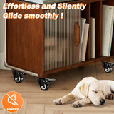 2" Casters Set of 8 Heavy-Duty Industrial Caster Wheels with Brake PU No Noise Wheels with Double Locking and Double Ball Bearing Swivel Locking Casters for Workbench, Furniture, Plate Castors Black GcFoir