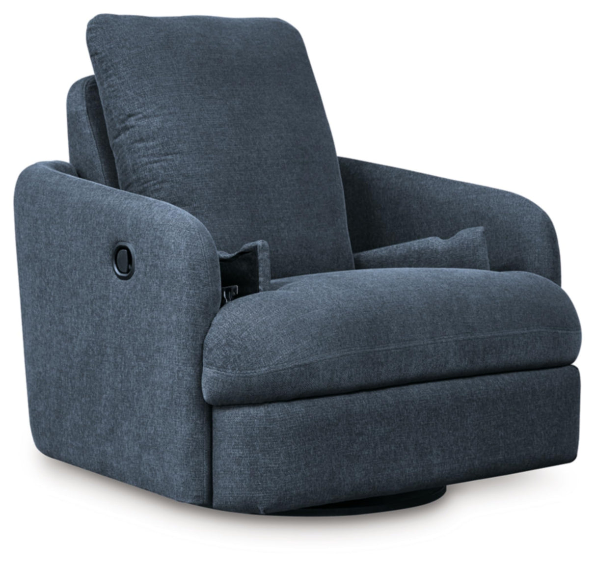 Signature Design by Ashley Modmax Contemporary Weather Resistant Manual Rocker Swivel Glider Recliner, Blue Signature Design by Ashley