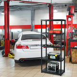 Giantex 5-Tier Ventilated Shelving Storage Rack,Free Standing Multi-Use Shelf Unit, No Tools Required, 28“L X 15”W X 67“H Giantex