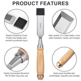 YUQGAOP 4 Piece Wood Chisel, Chisel, Professional Wood Chisel Sets Woodworking Tools Set,Bevel Edge Chisel Set,Woodwork Chisel. YUQGAOP