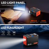Takki Portable Power Station 88Wh Solar Generator Power Bank with 110V AC DC USB Ports LED Flashlight for Camping Home Emergency Power Backup(Solar Panel Not Included) Takki