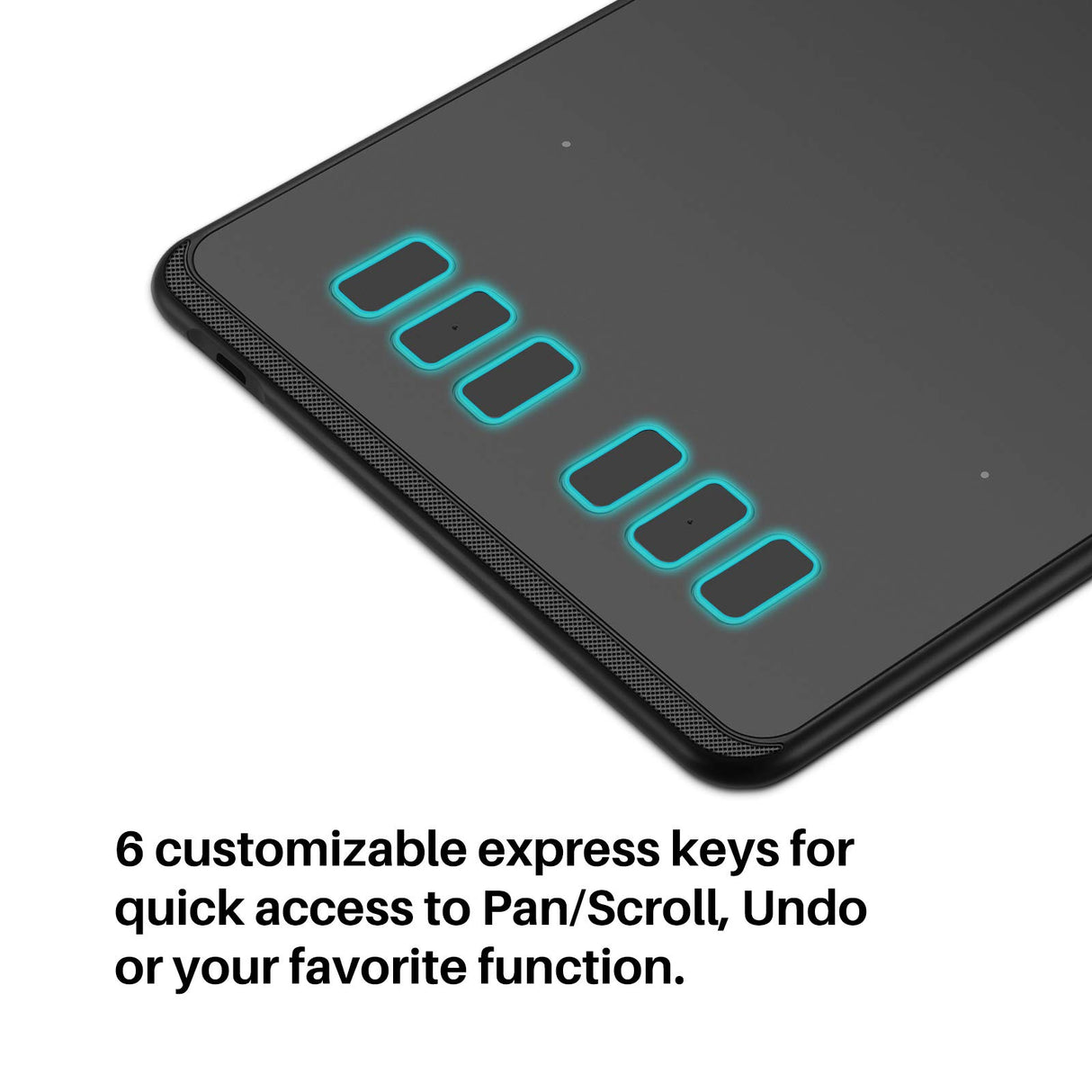 HUION Inspiroy H640P Drawing Tablet, 6x4 inch Digital Art with Battery-Free Stylus, 8192 Pen Pressure, 6 Hot Keys, Graphics Tablet for Drawing, Writing, Design, Teaching, Work with Mac, PC & Mobile HUION