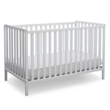 Delta Children Heartland 4-in-1 Convertible Crib - Greenguard Gold Certified, Bianca White Delta Children