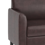 Flash Furniture HERCULES Diplomat Series Brown LeatherSoft Loveseat Flash Furniture