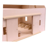 AmishToyBox.com Large Wooden Hip-Roof Barn Toy with Hay Loft, Amish-Made AmishToyBox.com