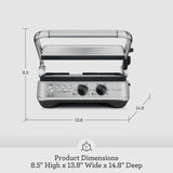 Breville Sear & Press Grill BGR700BSS, Brushed Stainless Steel Breville