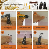 Blackout Cordless Bamboo Roller Blind, Breathable Bamboo Roll Up Roman Shades for Windows, 23" 29" 31" 33" 37" 41" 43" 47" 49" 51" 53" 55" 61" 73" Wide, Retro Bamboo Privacy Curtain for Outdoor Patio ZXBMYLV