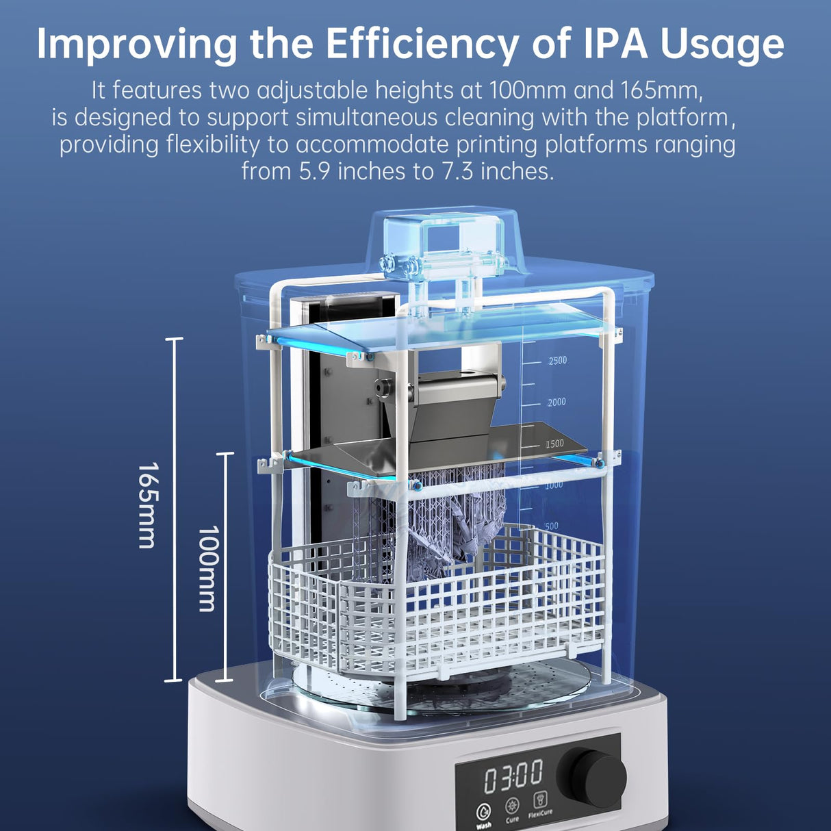 ANYCUBIC Wash and Cure Machine 3.0, 2 in 1 UV Washing and Curing Station for ANYCUBIC Photon Mono 2 Mars Series LCD/DLP/SLA 3D Printer Models, with Twistable Gooseneck Light ANYCUBIC