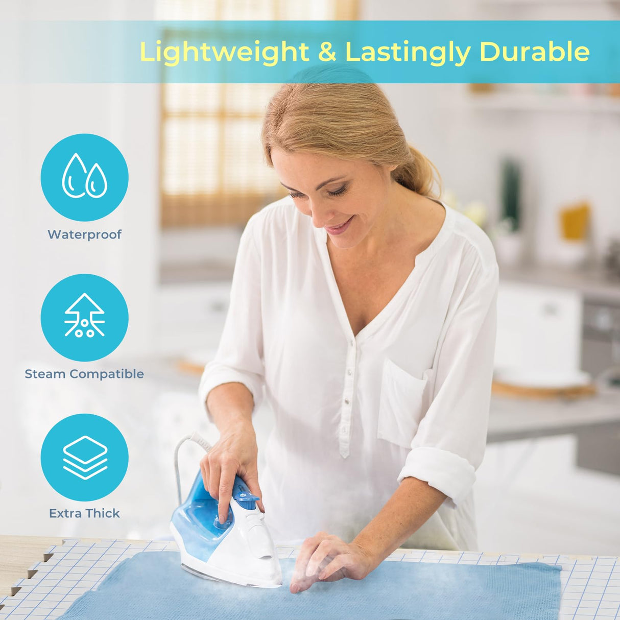 Yiitoll Blocking Mats for Knitting, Extra Thick Knitting Blocking Mat with Grid Lines, 9 Packs Crochet Blocking Board for Needlepoint or Crochet Includes 100 T-pins and Storage Bag Yiitoll