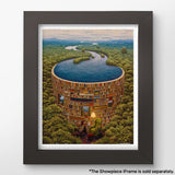 Pintoo Jigsaw Puzzles 500 Piece for Adults - Jacek Yerka - Bibliodame Beautiful Plastic Puzzle for Home Decor Zero Dust Easy Storage [H1647] Pintoo