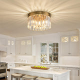 Blinghy Flush Mount Ceiling Light, Crystal Ceiling Light, Modern Crystal Chandelier Ceiling Chandelier. Suitable for Living Room, Bedroom, Dining Room Island, Gallery Entrance. Blinghy