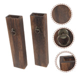 ORFOFE Wooden vase Floral Art vase Wall Plant Holder Wall Decoration vase Hanging Plant Wall Planter Wall Mounted Wood Wall Pocket vase Pine Wood Wall-Mounted ORFOFE