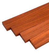 Padauk Lumber Board - 3/4" x 2" (4 Pcs) (3/4" x 2" x 12") Barrington Hardwoods
