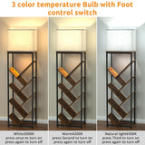 Cutogxon Tree Bookshelf with Light - 8 Tier Floor Standing Tree Bookshelf for Hardcover Books Three Types of Light Cutogxon