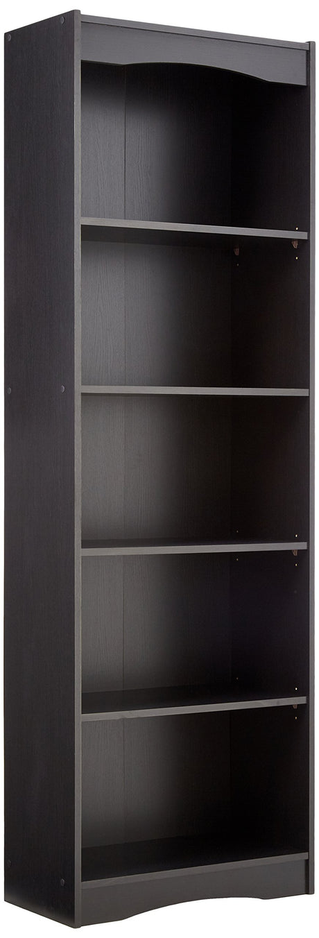 Sonax Hawthorn 72-Inch Tall Bookcase, Midnight Black SONAX