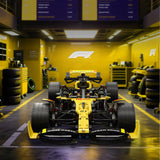 JSINMA Technic F1 RS20 Racing Car Building Kit – 1:8 Scale Collectible Set for Adults, 1650+ PCS Display Model with Realistic Details – DIY Engineering Gift for F1 Fans, Home or Office Display JSINMA