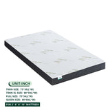 VFD 6 Inch Gel Memory Foam Twin Mattress Washable Cover Medium-Firm for Bunk Bed, Trundle Bed, Pressure Relief CertiPUR-US Certified Mattress in a Box VFD