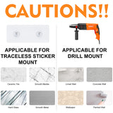 DUFU Adhesive Corner Shower Caddy with Hooks,Bathroom Shower Organizer, No Drilling Rust Proof Aluminum Shower Shelf for Inside Shower 2 Pack (Black) DUFU