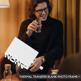 Ciieeo 5pcs Graduation Decoration Fan Picture Frame Graduation Picture Centerpieces Sublimation Photo Blanks Grad Decoration 2024 Graduation Frame Photo Frame Handheld White Ciieeo