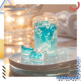 Clear Gel Wax for Candle Making DIY Sets, Transparent 2lb Jelly Wax Melts, Crystal Gel Wax for Candle Making and Handcraft Candles Supplies - 32 OZ Ksedcon