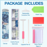 MEIYUDA Panda Diamond Painting Kits for Adults, 5D Flowers Panda Diamond Art Kits for Beginners, DIY Gem Art Crystal Painting for Home Wall Decor and Present 12x16inch MEIYUDA