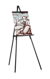 Studio Designs Art Studio Display Easel - Portable Wood Easel to Display Art Projects on Tabletops or Floors - Adjustable Height for Different Surfaces and Projects, Black SD STUDIO DESIGNS