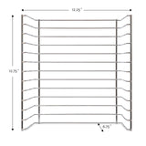 Melissa & Doug Deluxe Metal Wire Puzzle Storage Rack for 12 Small and Large Puzzles - Puzzle Rack Organizer, Puzzle Holder Rack For Kids, Puzzle Organizers And Storage Melissa & Doug