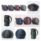 eSUN Magic PLA Filament 1.75mm, Dual Color Dark Night Starlight Twinkling PLA 3D Printer Filament, 1KG (2.2 LBS) Spool 3D Printing Color Change Filament for 3D Printers, Dark Twinkling Green eSUN