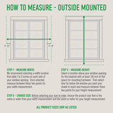CALYX INTERIORS Room Darkening Vinyl Mini Blinds, Cordless, 1" Slat, 35" W x 60" H, White Calyx Interiors