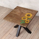 DLY LIFESTYLE Large Sunflower Stencil for Painting (12x15 Inches) - Flower Stencils for Crafts Reusable for Walls, Fabric, Furniture - Wall Stencil - Floral Stencils for Painting on Wood DLY LIFESTYLE
