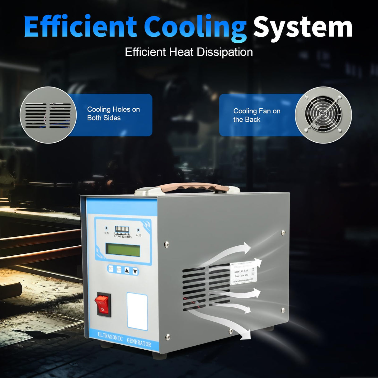 Ultrasonic Plastic Spot Welder, 110V Portable Plastic Welding Machine Portable Aluminum Cutter Welder Combo, 28KHz High-Frequency Handheld Industrial Ultrasonic Spot Welding Machine for ABS/PP/PE Beuioslyr