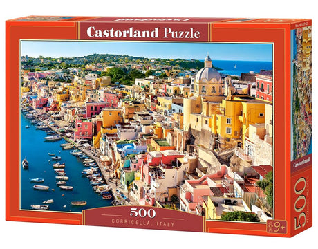 CASTORLAND 500 Piece Jigsaw Puzzles, Corricella, Italy, Seaside, Summer Holiday Place, Adult Puzzle, Castorland B-53742 Castorland