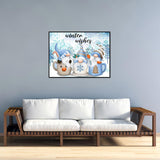 Gnomes Diamond Painting for Adults, Full Drill Round Gnomes DIY Diamond Art. Winter Diamond Painting Kits for Adults, Christmas Diamond Painting Kits 5D Gem Art Home Wall Decor 12x16inch. Generic